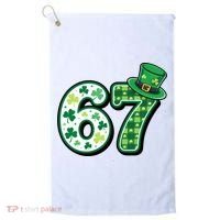 67 St Patrick's Day 6-7 Meme Funny Irish Golf Towel thumb 0