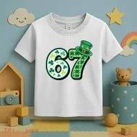 67 St Patrick's Day 6-7 Meme Funny Irish Toddler T-Shirt thumb 3