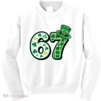 67 St Patrick's Day 6-7 Meme Funny Irish Kids Sweatshirt thumb 0