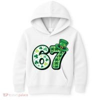 67 St Patrick's Day 6-7 Meme Funny Irish Kids Hoodie thumb 0