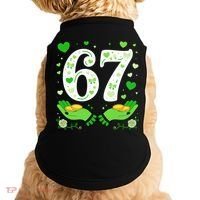 67 St Patricks Day Shamrock Clover Hands 6-7 Meme Doggie Tank thumb 0