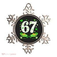 67 St Patricks Day Shamrock Clover Hands 6-7 Meme Ornament thumb 0
