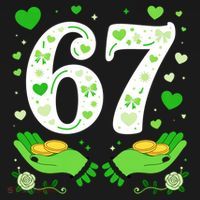 67 St Patricks Day Shamrock Clover Hands 6-7 Meme Toddler T-Shirt thumb 4