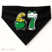 67 St Patrick’s Day Six Seven Meme Pot Of Gold USA-Made Doggie Bandana thumb 0