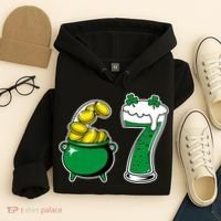 67 St Patrick’s Day Six Seven Meme Pot Of Gold Hoodie thumb 4