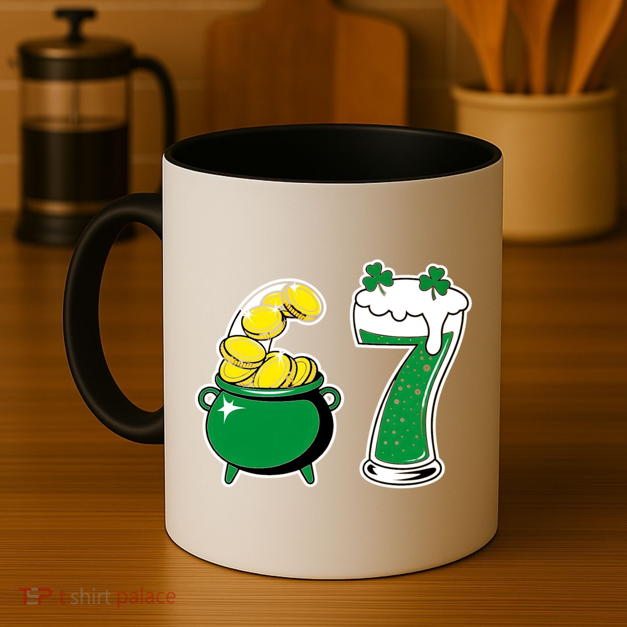 67 St Patrick’s Day Six Seven Meme Pot Of Gold Coffee Mug