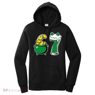 67 St Patrick’s Day Six Seven Meme Pot Of Gold Women's Hoodie