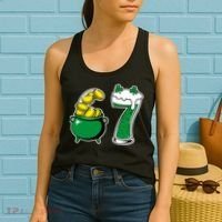 67 St Patrick’s Day Six Seven Meme Pot Of Gold Women's Tank Top thumb 2