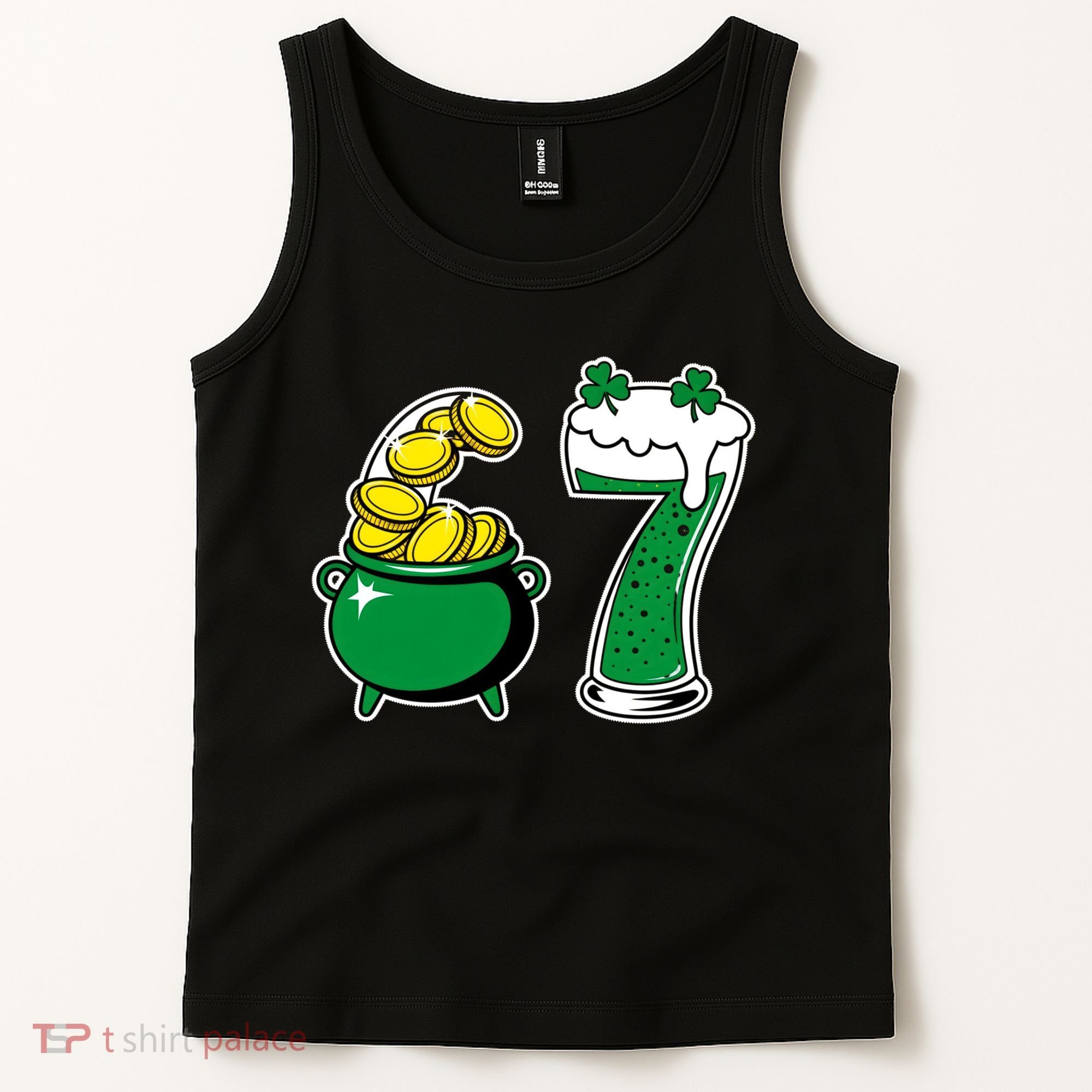 67 St Patrick’s Day Six Seven Meme Pot Of Gold Tank Top