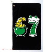 67 St Patrick’s Day Six Seven Meme Pot Of Gold Golf Towel thumb 0