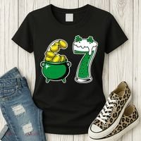 67 St Patrick’s Day Six Seven Meme Pot Of Gold Women's T-Shirt thumb 3