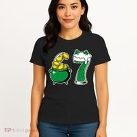 67 St Patrick’s Day Six Seven Meme Pot Of Gold Women's T-Shirt thumb 4