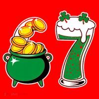 67 St Patrick’s Day Six Seven Meme Pot Of Gold Santa Hat thumb 1
