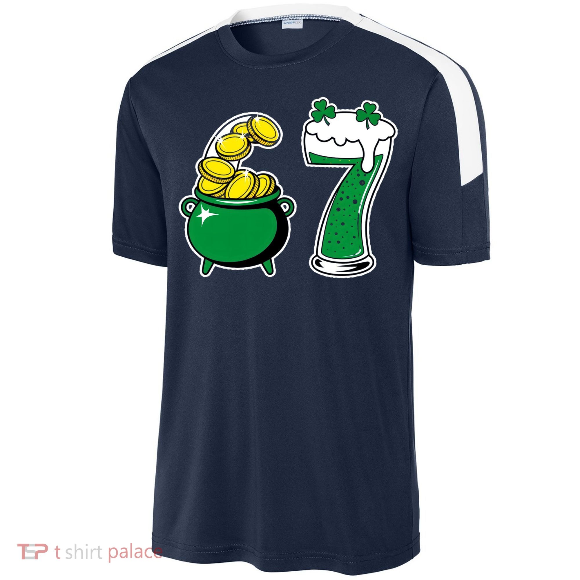 67 St Patrick’s Day Six Seven Meme Pot Of Gold Sport-Tek Competitor United Soccer Jersey