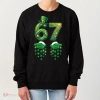 67 St Patricks Day Six Seven Women's Sweatshirt thumb 0