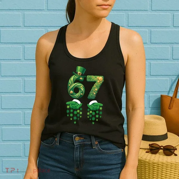67 St Patricks Day Six Seven Women's Tank Top