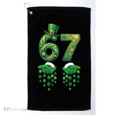 67 St Patricks Day Six Seven Golf Towel