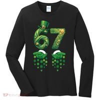67 St Patricks Day Six Seven Women's Long Sleeve Shirt thumb 0