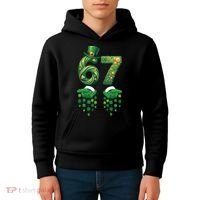 67 St Patricks Day Six Seven Kids Hoodie thumb 4