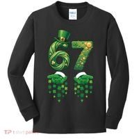 67 St Patricks Day Six Seven Kids Long Sleeve Shirt thumb 0