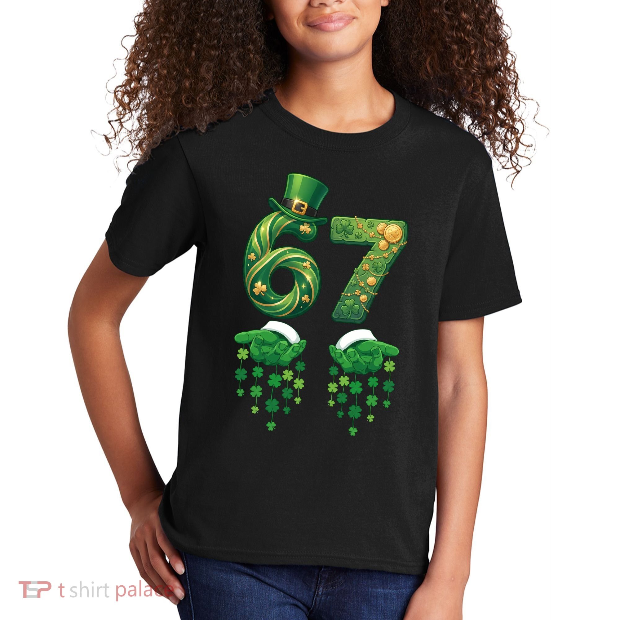 67 St Patricks Day Six Seven Kids T-Shirt