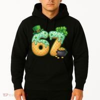 67 St Patricks Day 6-7 Meme Donut Ice Cream Drip Hoodie thumb 2
