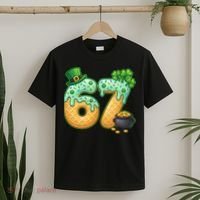 67 St Patricks Day 6-7 Meme Donut Ice Cream Drip T-Shirt thumb 2