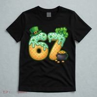 67 St Patricks Day 6-7 Meme Donut Ice Cream Drip T-Shirt thumb 5