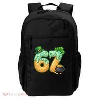 67 St Patricks Day 6-7 Meme Donut Ice Cream Drip Backpack thumb 0