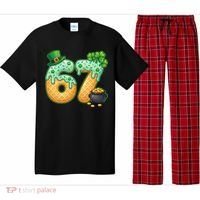 67 St Patricks Day 6-7 Meme Donut Ice Cream Drip Pajama Set thumb 0