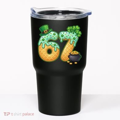 67 St Patricks Day 6-7 Meme Donut Ice Cream Drip Tumbler