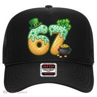 67 St Patricks Day 6-7 Meme Donut Ice Cream Drip Hat thumb 0