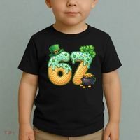67 St Patricks Day 6-7 Meme Donut Ice Cream Drip Toddler T-Shirt thumb 2