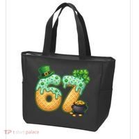 67 St Patricks Day 6-7 Meme Donut Ice Cream Drip Tote Bag thumb 3