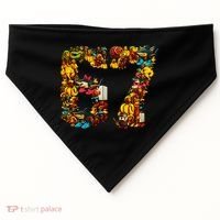 67 Six Seven Birthday Meme Viral Italian Brainrot USA-Made Doggie Bandana thumb 0