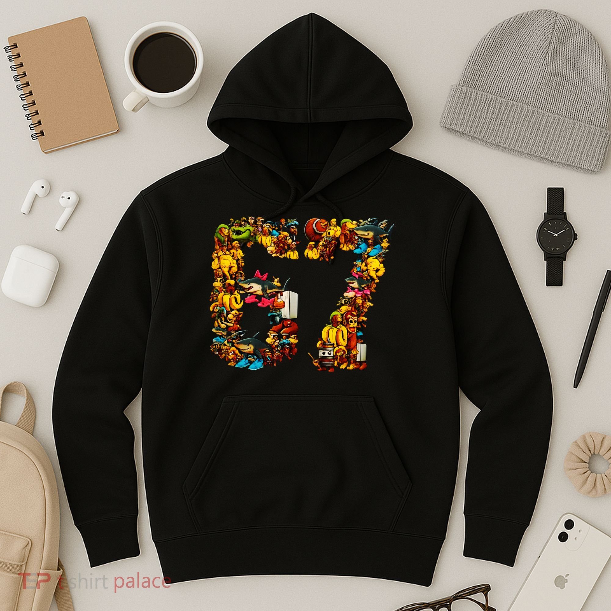 67 Six Seven Birthday Meme Viral Italian Brainrot Hoodie