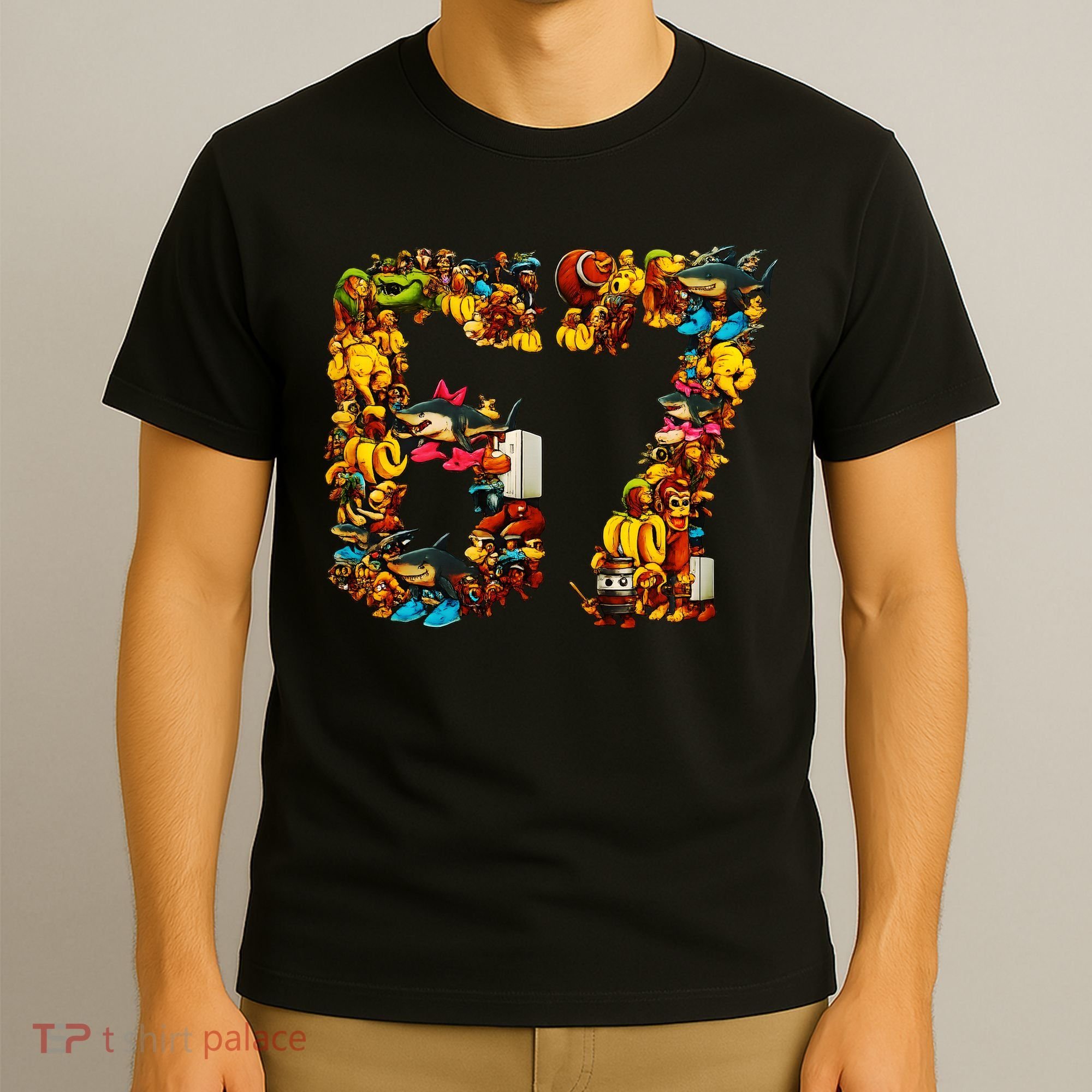 67 Six Seven Birthday Meme Viral Italian Brainrot T-Shirt
