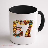 67 Six Seven Birthday Meme Viral Italian Brainrot Coffee Mug thumb 1