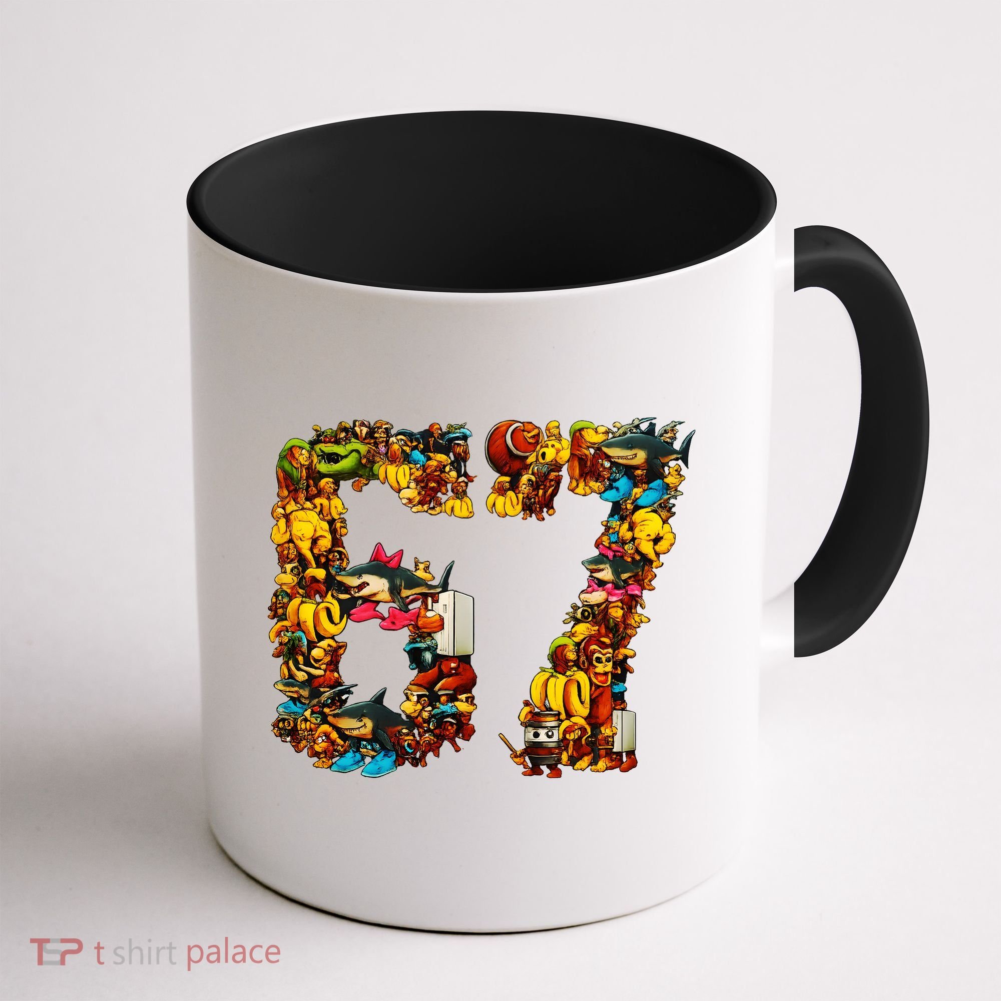 67 Six Seven Birthday Meme Viral Italian Brainrot Coffee Mug