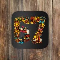 67 Six Seven Birthday Meme Viral Italian Brainrot Coaster thumb 0