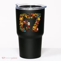 67 Six Seven Birthday Meme Viral Italian Brainrot Tumbler thumb 0