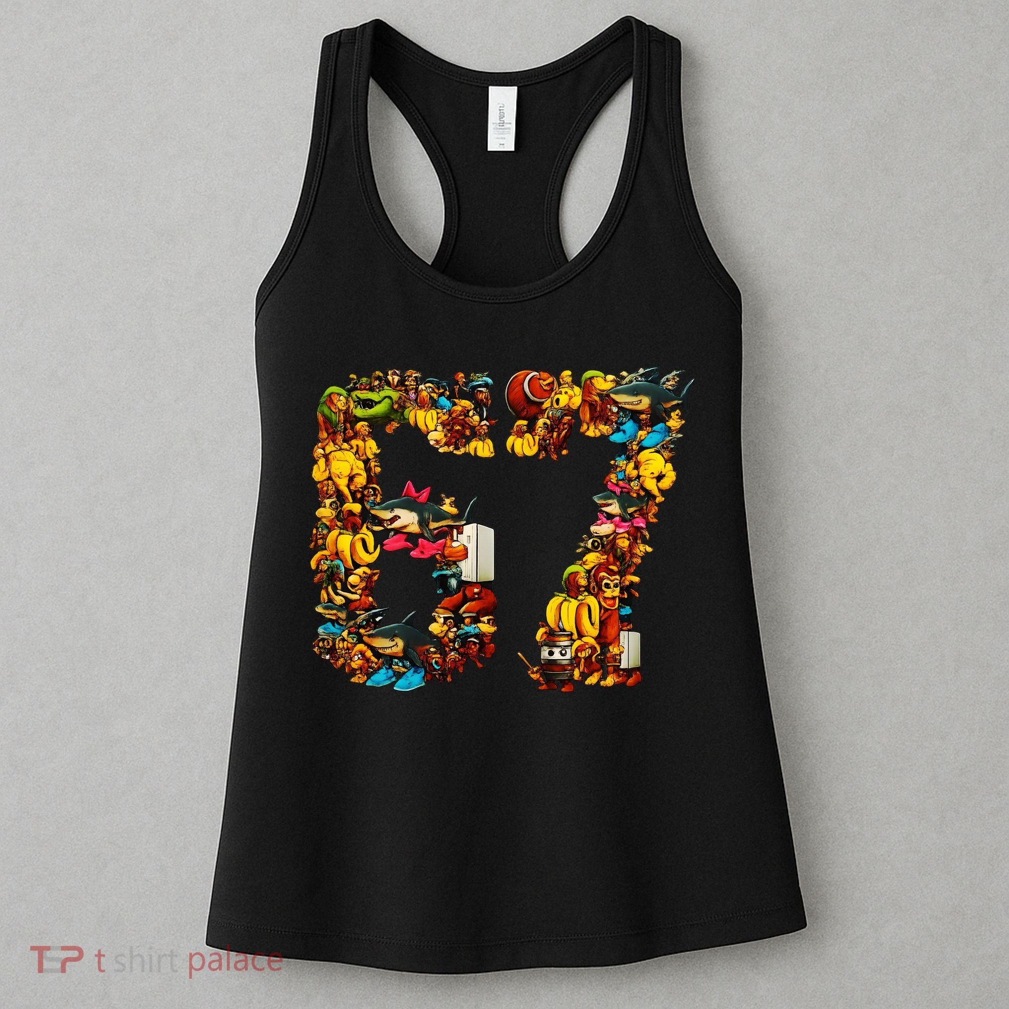 67 Six Seven Birthday Meme Viral Italian Brainrot Women's Tank Top