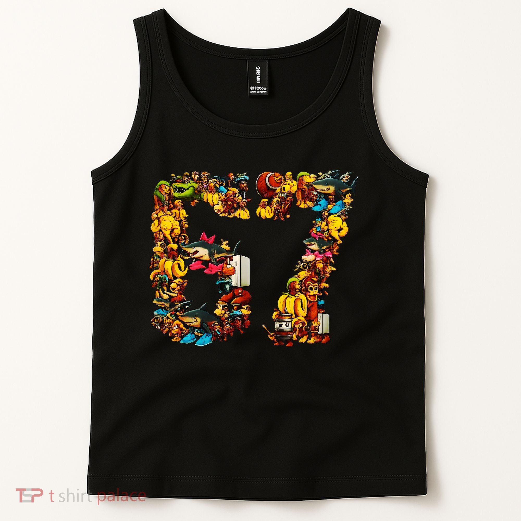 67 Six Seven Birthday Meme Viral Italian Brainrot Tank Top