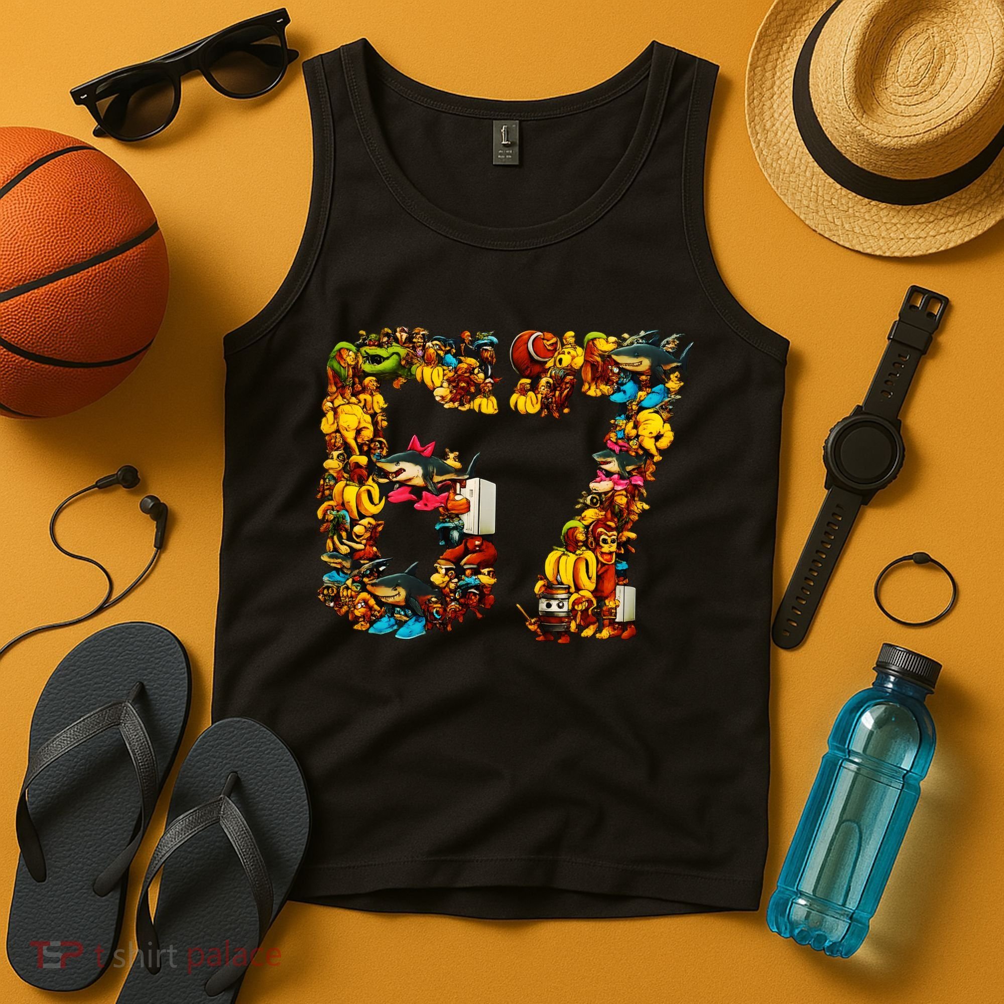 67 Six Seven Birthday Meme Viral Italian Brainrot Tank Top