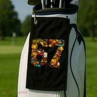 67 Six Seven Birthday Meme Viral Italian Brainrot Golf Towel thumb 2