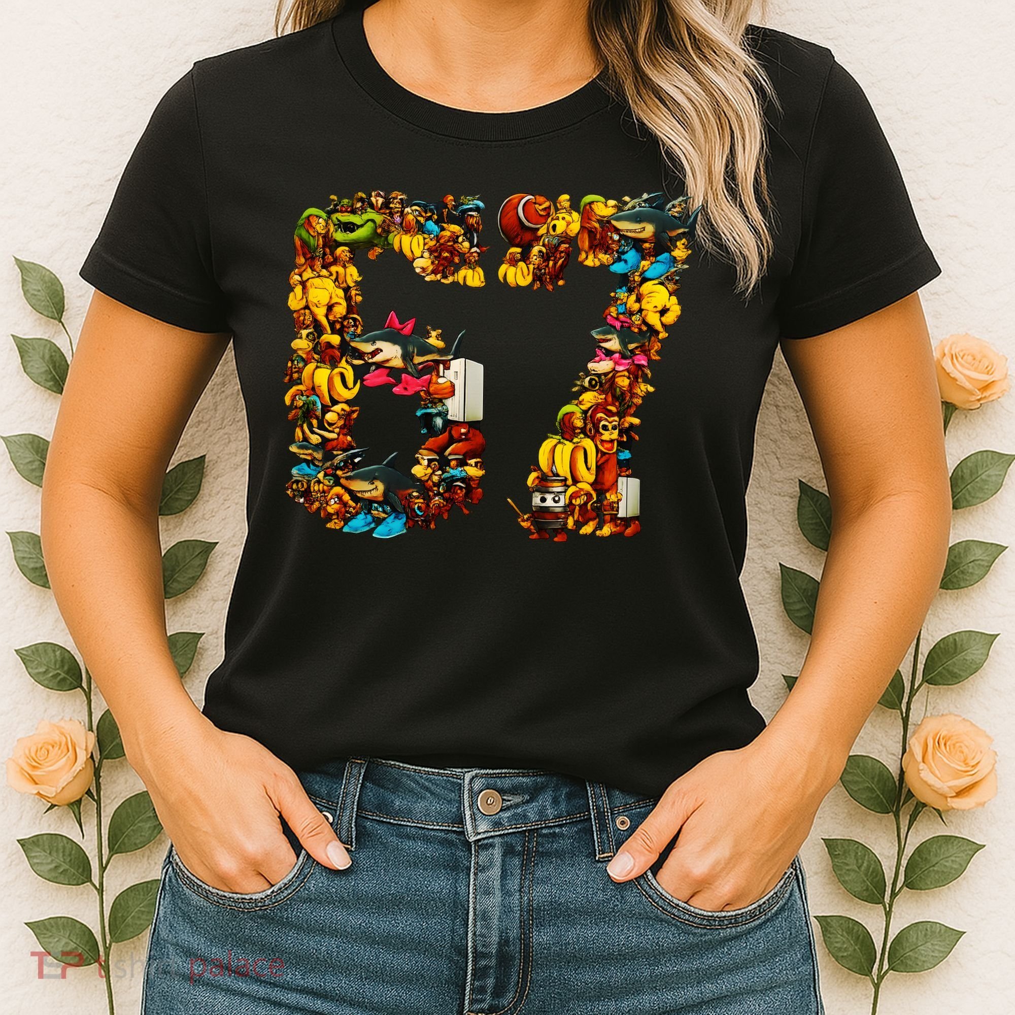 67 Six Seven Birthday Meme Viral Italian Brainrot Women's T-Shirt