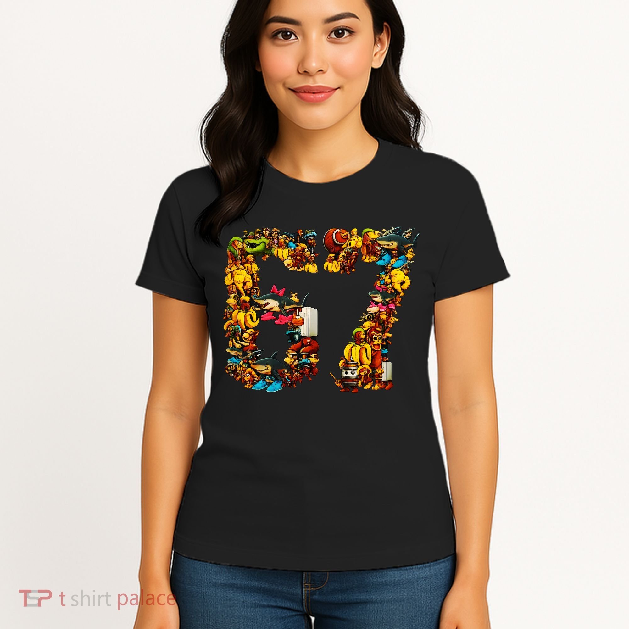 67 Six Seven Birthday Meme Viral Italian Brainrot Women's T-Shirt