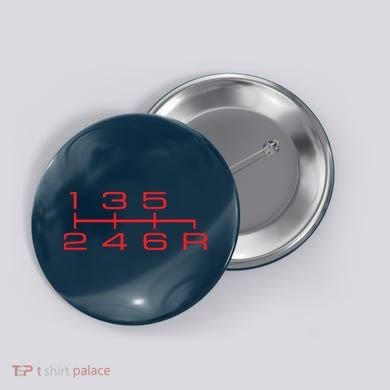 6 Speed Shift Knob Shirts Manual Car Lover Button