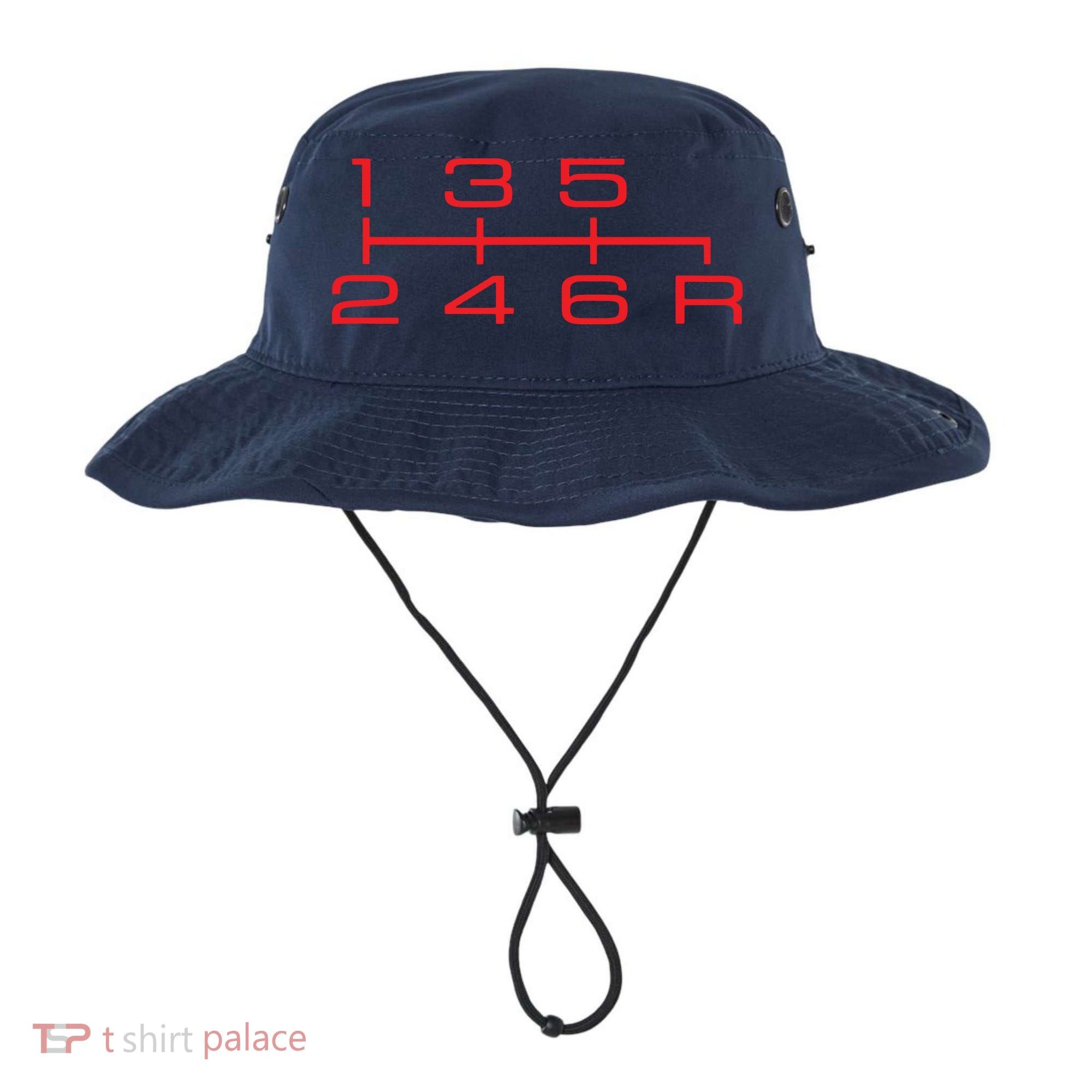6 Speed Shift Knob Shirts Manual Car Lover Bucket Hat