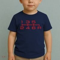 6 Speed Shift Knob Shirts Manual Car Lover Toddler T-Shirt thumb 2